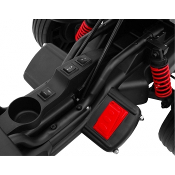 Bolid XR-1 Auto na akumulator  piankowe koła Czerwony (CH9939)